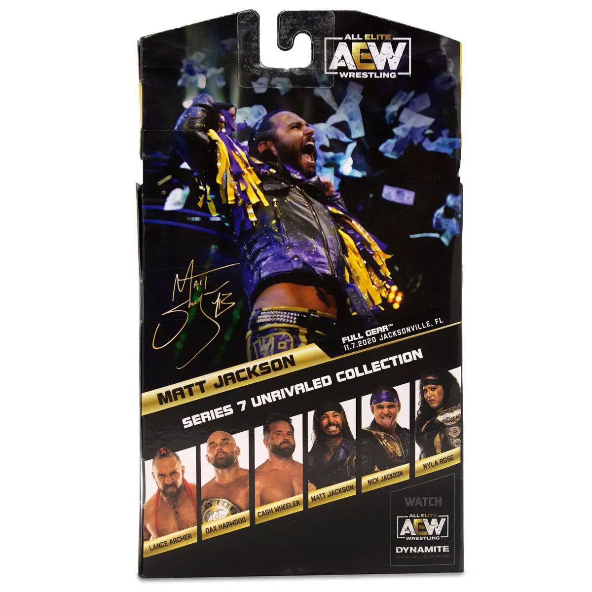 AEW All Elite Wrestling Unrivaled Series 7 Action Figures Matt Jackson