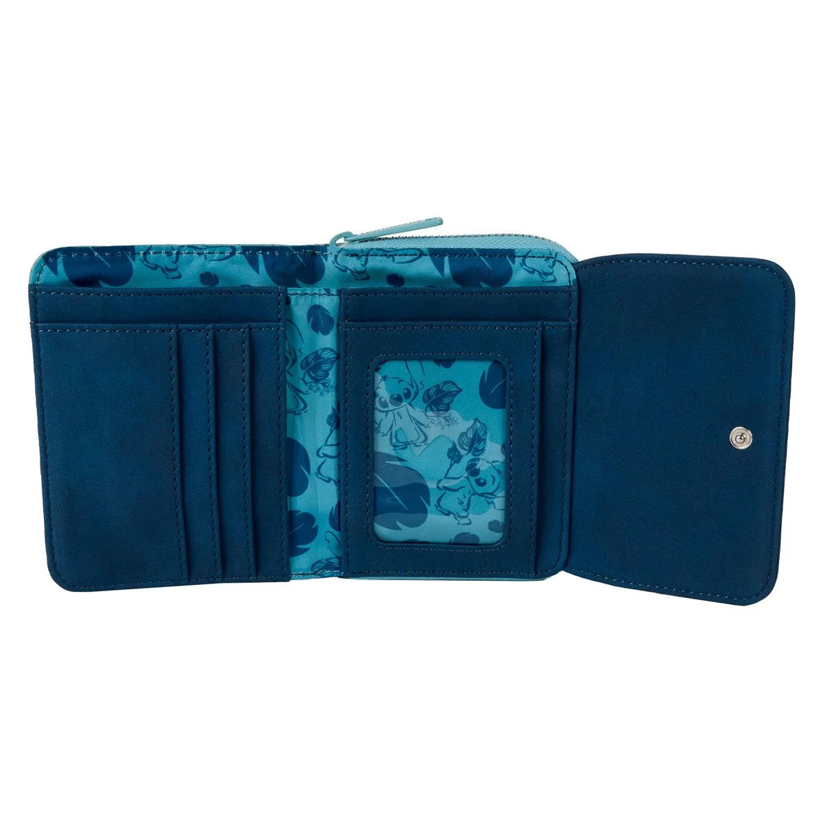 Lilo & Stitch Suede Stitch with Flowers Wallet