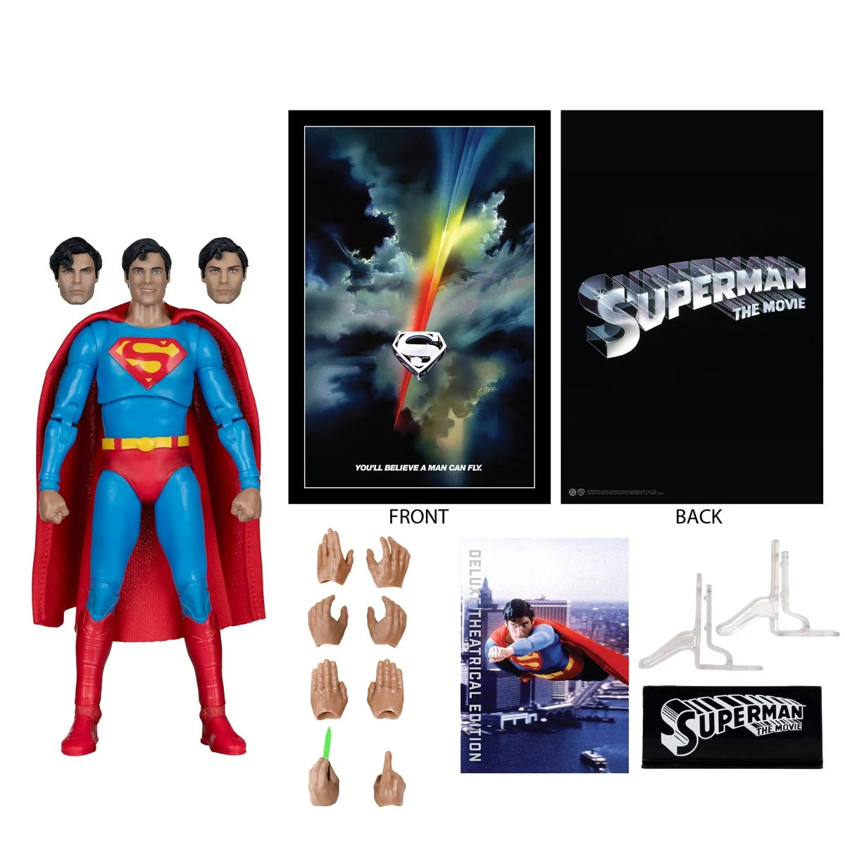DC Multiverse Deluxe Theatrical Edition 7-Inch Scale Action Figure Superman 1978