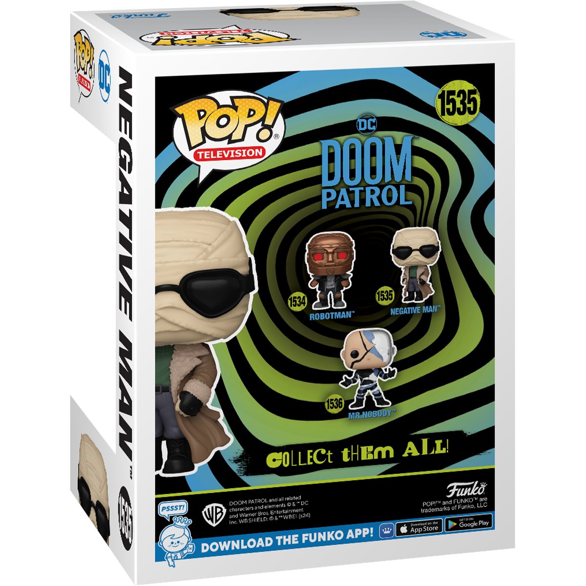 Doom Patrol Negative Man Funko Pop! Vinyl Figure #1535