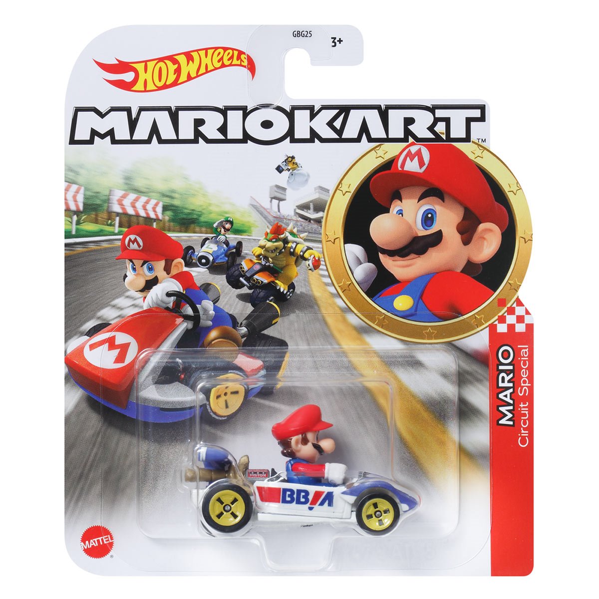 Mario Kart Hot Wheels 2025 Mario Circuit Special New 1:64 Mattel
