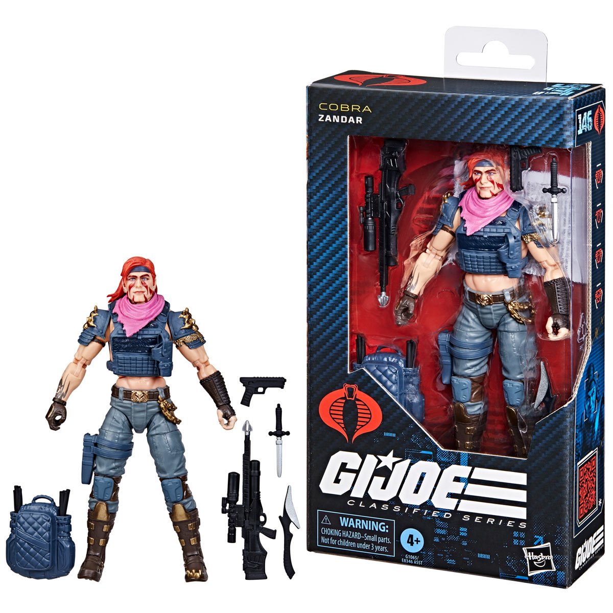 G.I. Joe Classified Series Zandar 6-Inch Action Figure