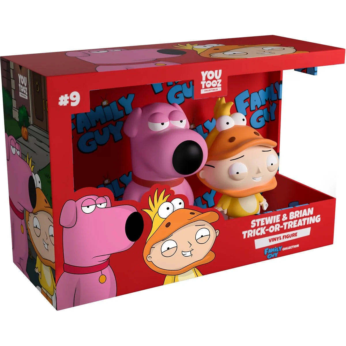 Family Guy Collection Stewie & Brian Trick-or-Treat Vinyl Figure #9 2-Pack
