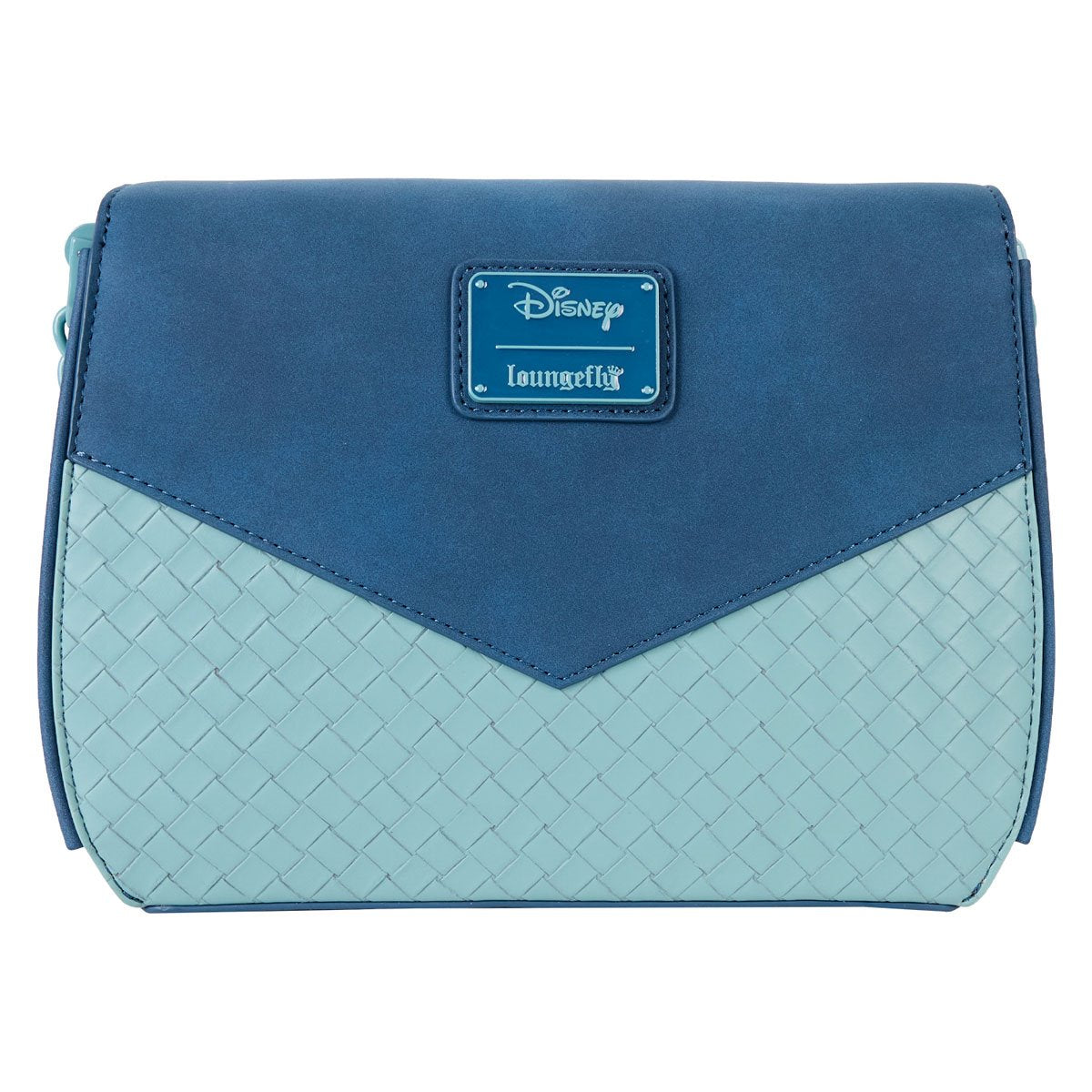 Lilo & Stitch Suede Stitch with Flowers Crossbody Bag