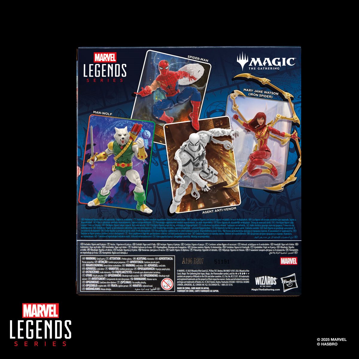 Spider-Man Marvel Legends Magic: The Gathering Battle-Damaged Spider-Man 6-Inch Action Figure and Card