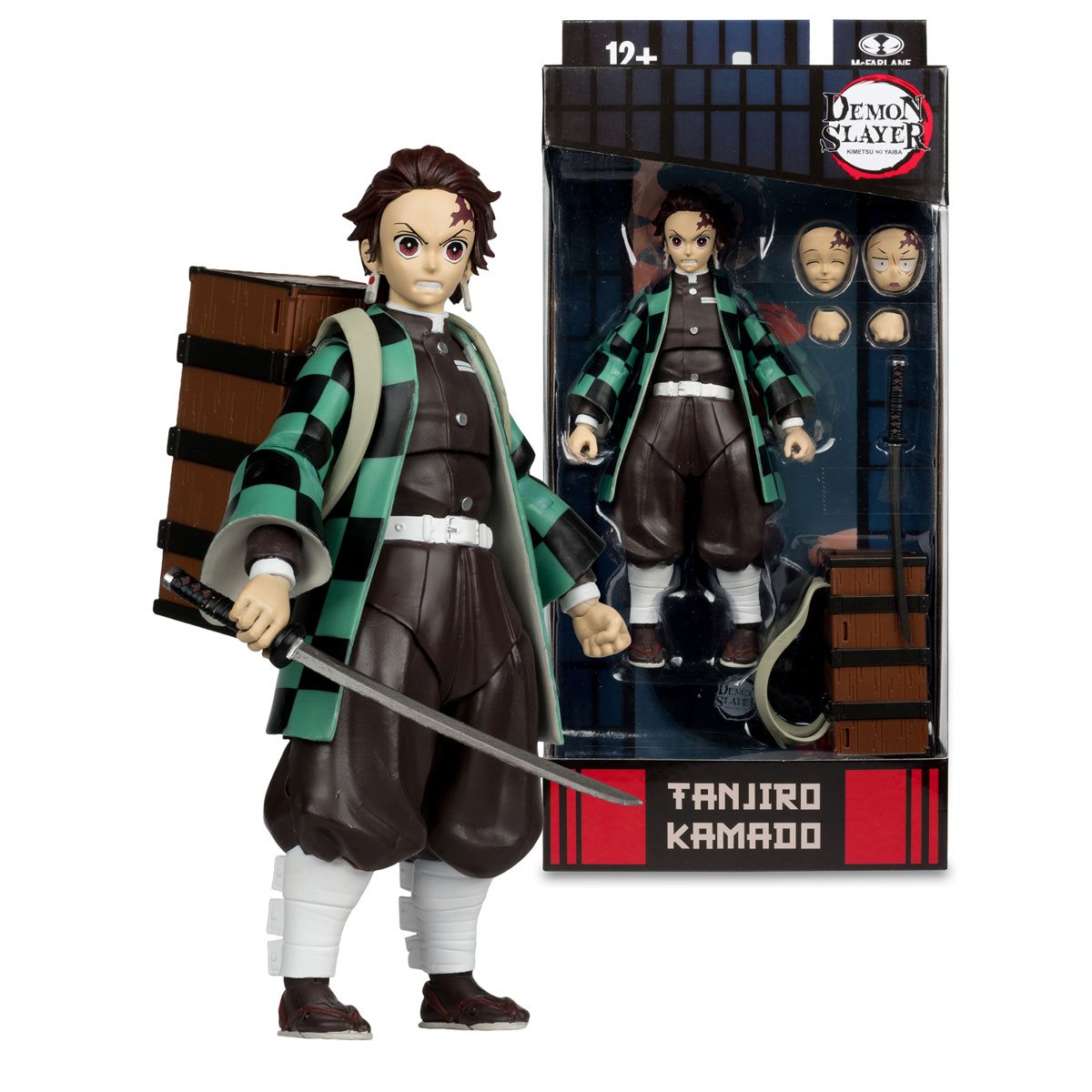Demon Slayer Wave 4 Tanjiro Kamado with Nezuko Box 7-Inch Scale