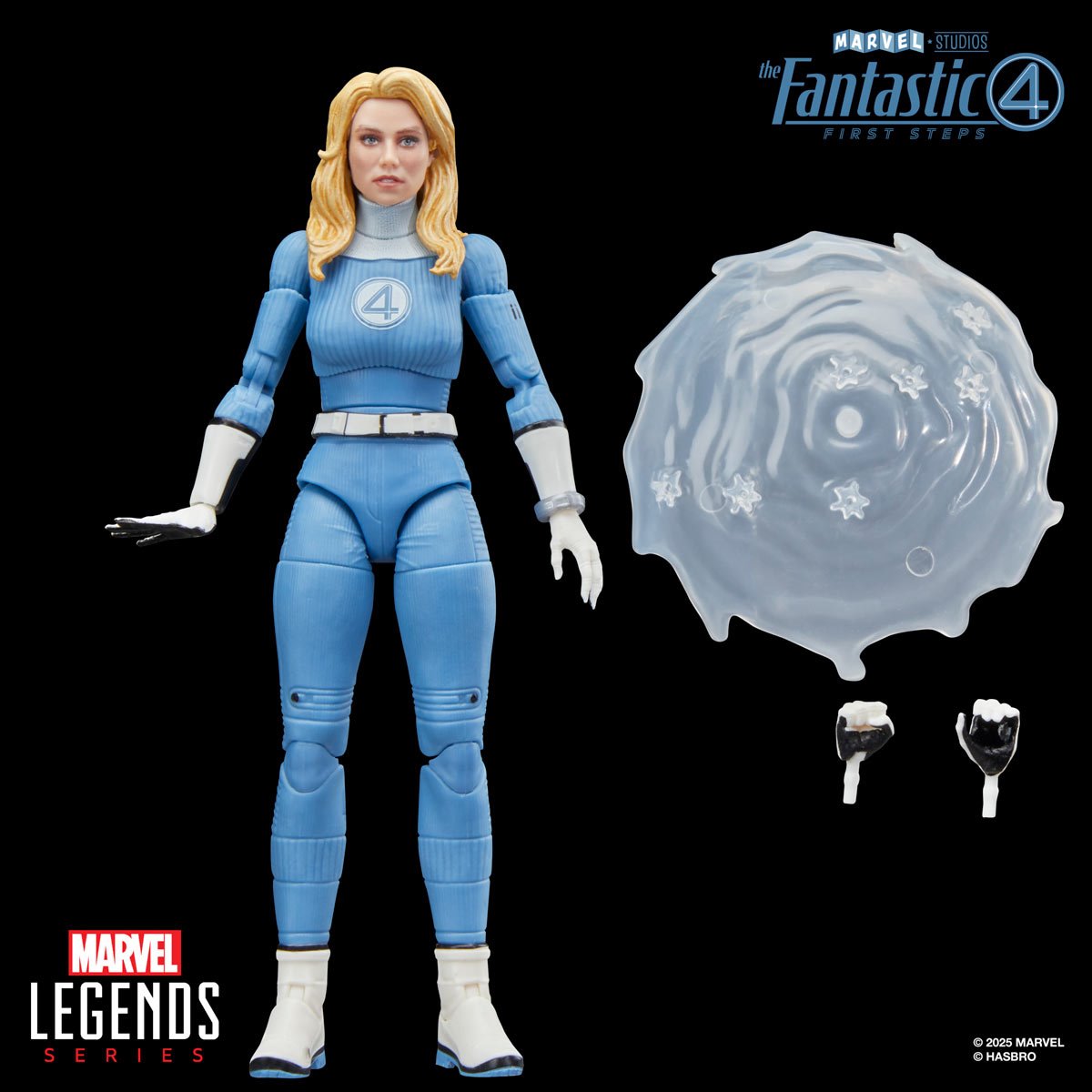 The Fantastic Four: First Steps Marvel Legends Series Invisible Woman Sue Storm 6-Inch Action Figure