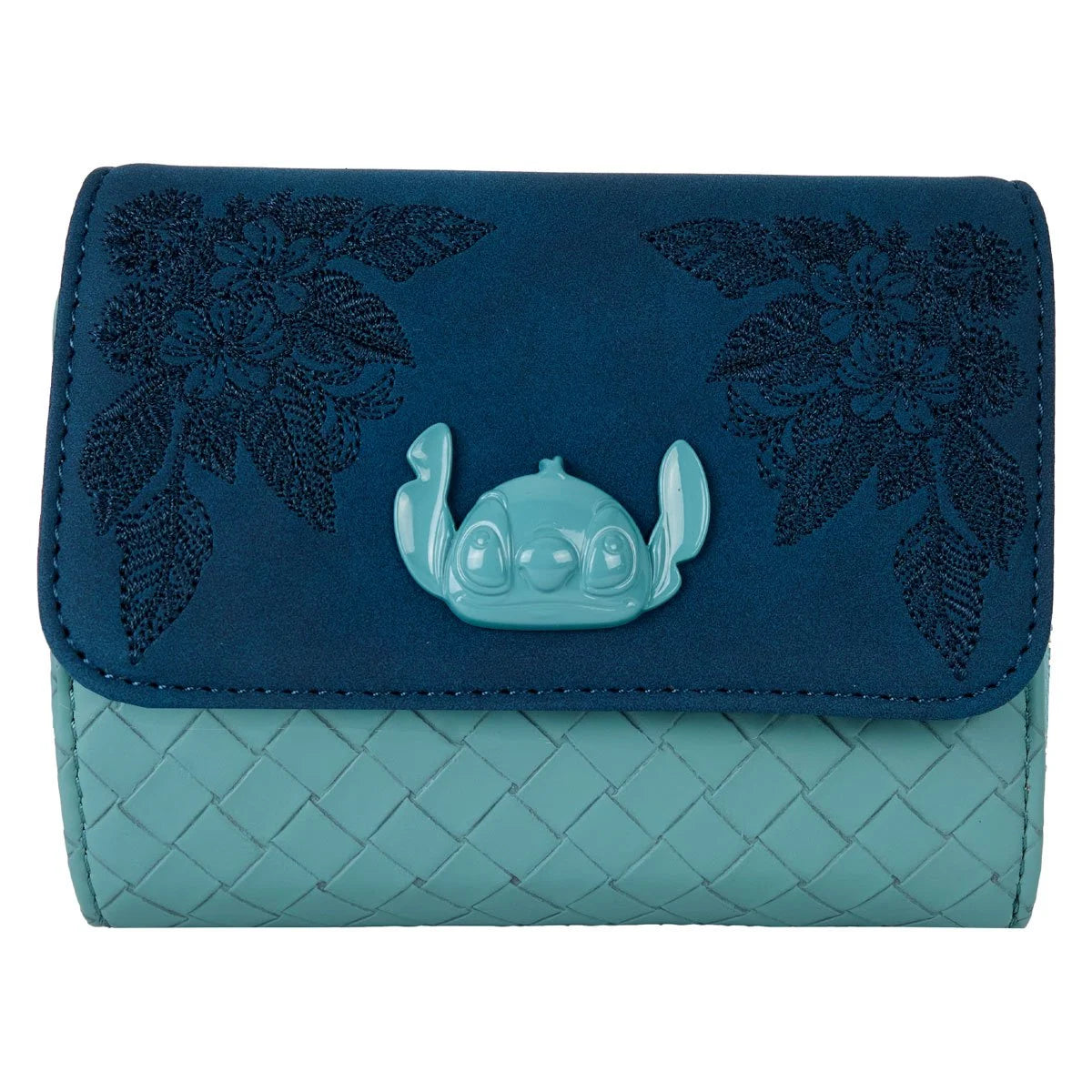 Lilo & Stitch Suede Stitch with Flowers Wallet