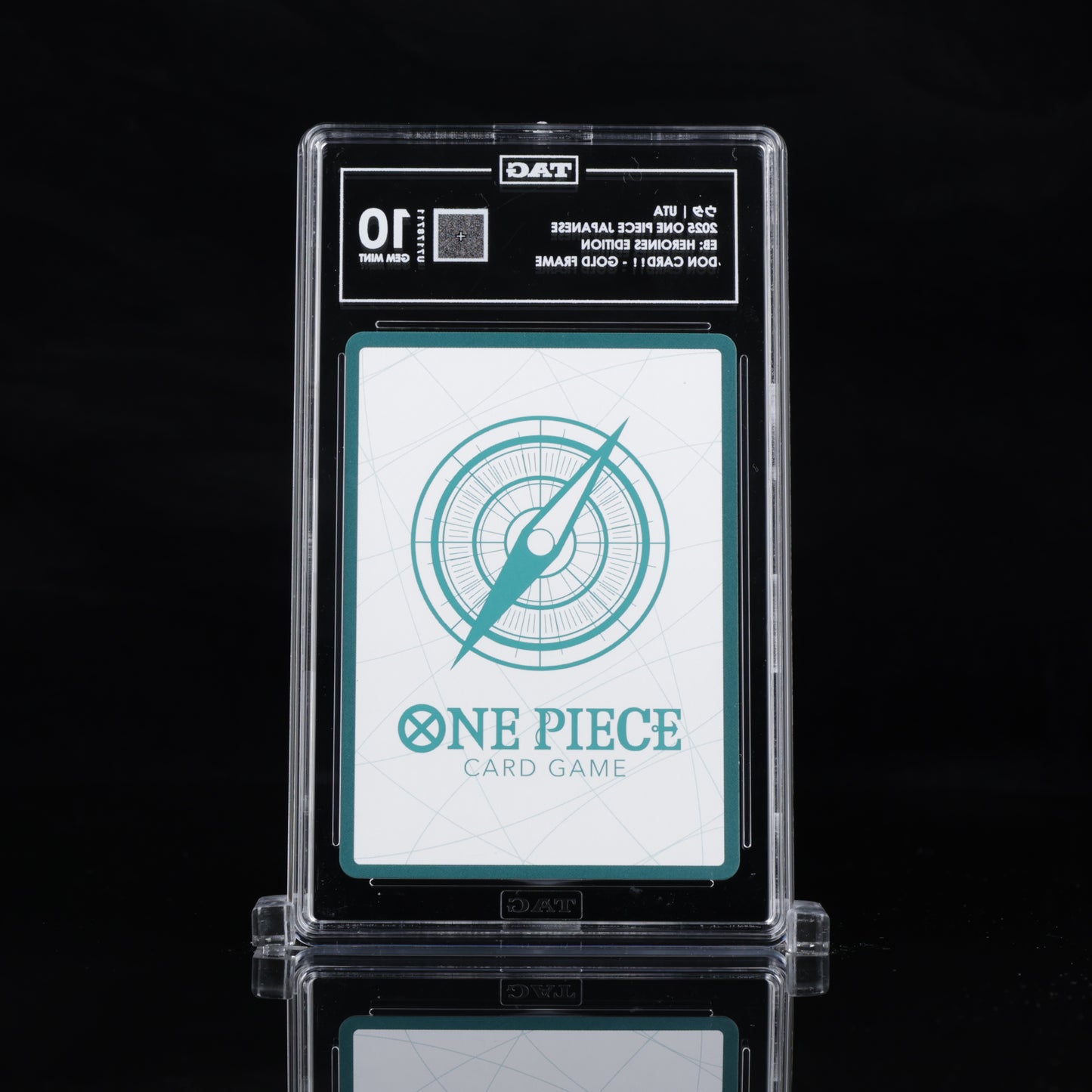 DON!! Card Gold Border Uta (Heroines) TAG Gem 10 Graded Japanese One Piece