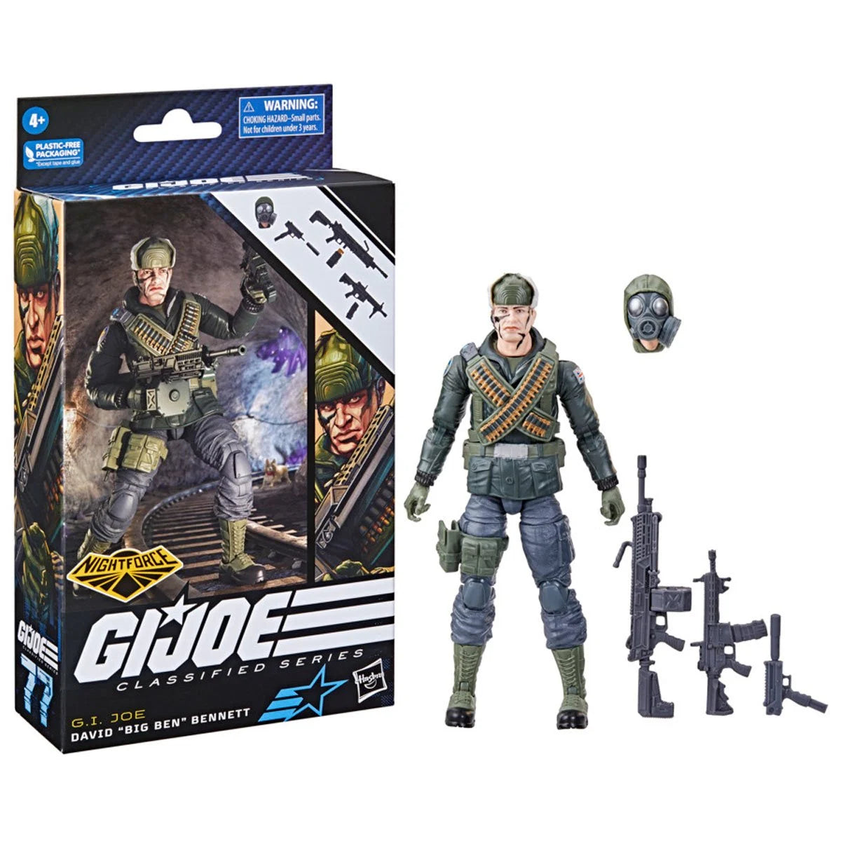 G.I. Joe Classified Series Nightforce David "Big Ben" Bennett 6-Inch Action Figure