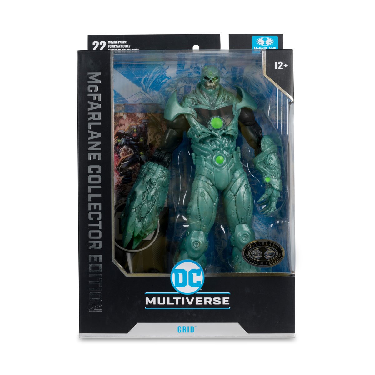 DC McFarlane Collector Edition Wave 8 Grid Forever Evil 7-Inch Platinum Chase