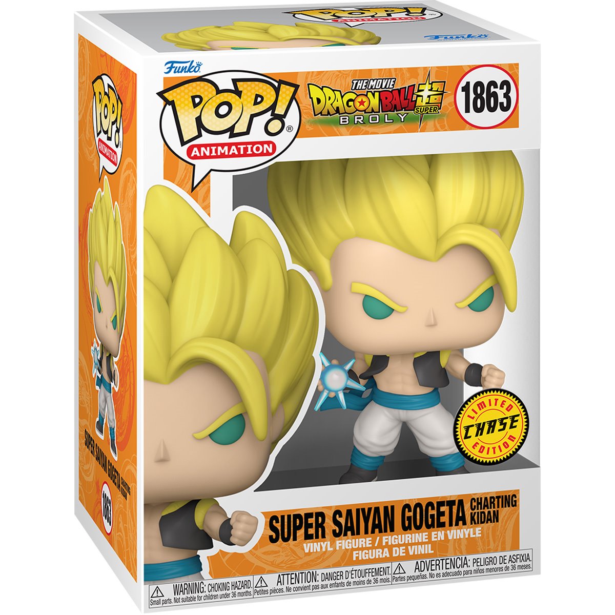 Dragon Ball Super: Broly Gogeta Funko Pop! Vinyl Figure #1863 Chase