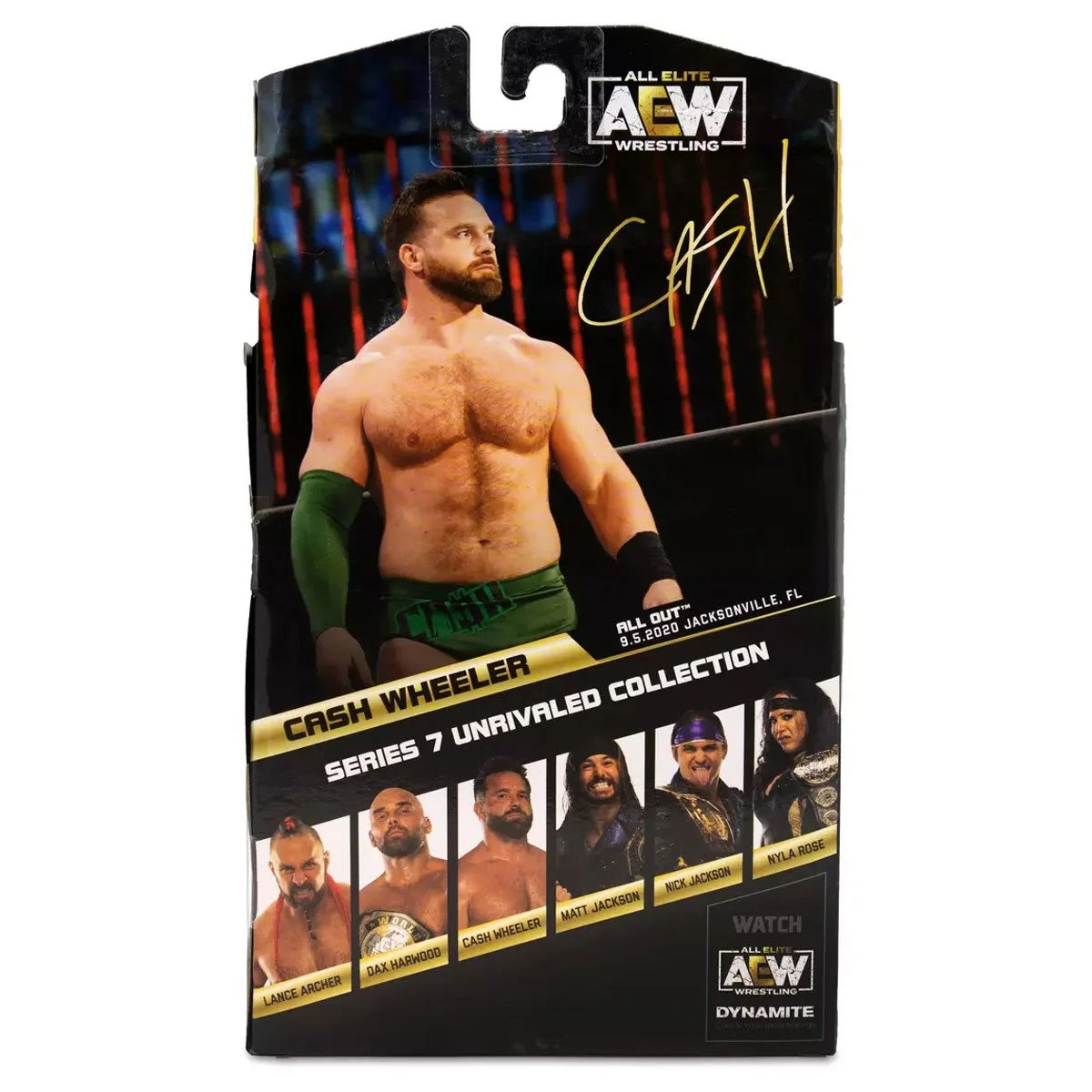 AEW All Elite Wrestling Unrivaled Series 7 Action Figures Cash Wheeler