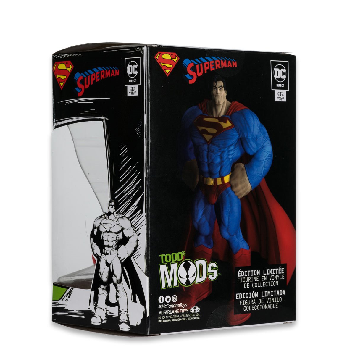 DC Direct Collector Vinyl Superman Todd's Mods Limited Edition 4 1/2-Inch Scale Posed Figure