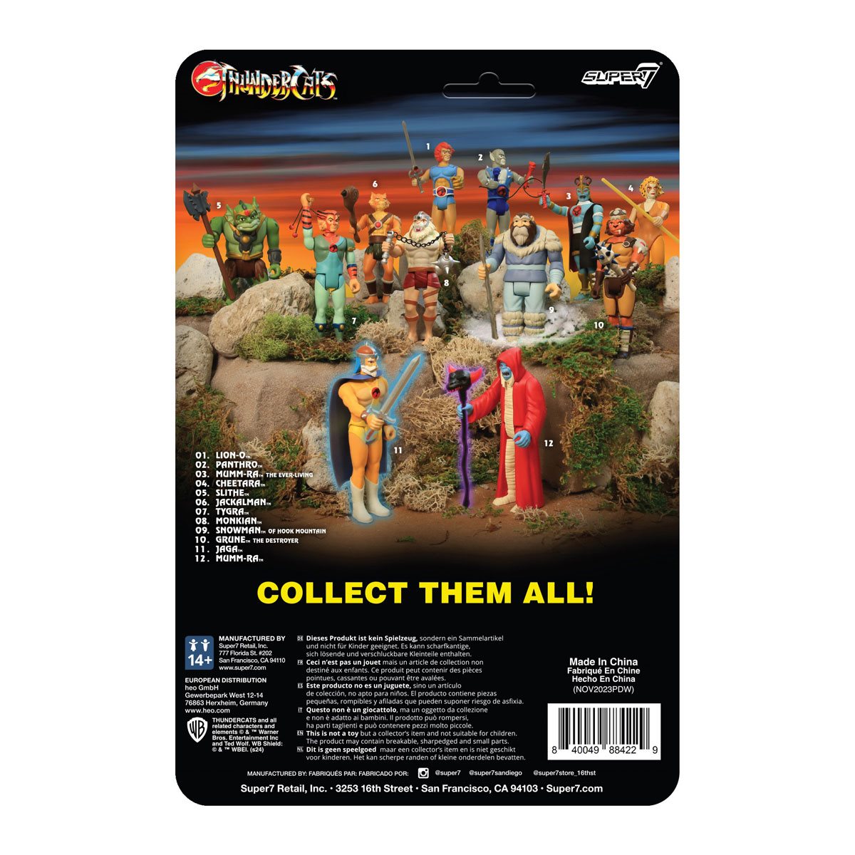 ThunderCats Lion-O (Mirror) 3 3/4-Inch ReAction Figure
