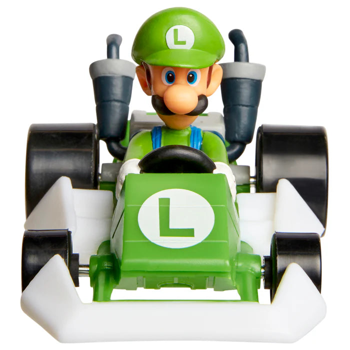 Luigi – Mario Kart 2.5" Standard Kart Racer Figure by Jakks Pacific