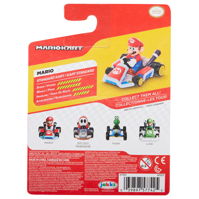 Mario – Mario Kart 2.5" Standard Kart Racer Figure by Jakks Pacific