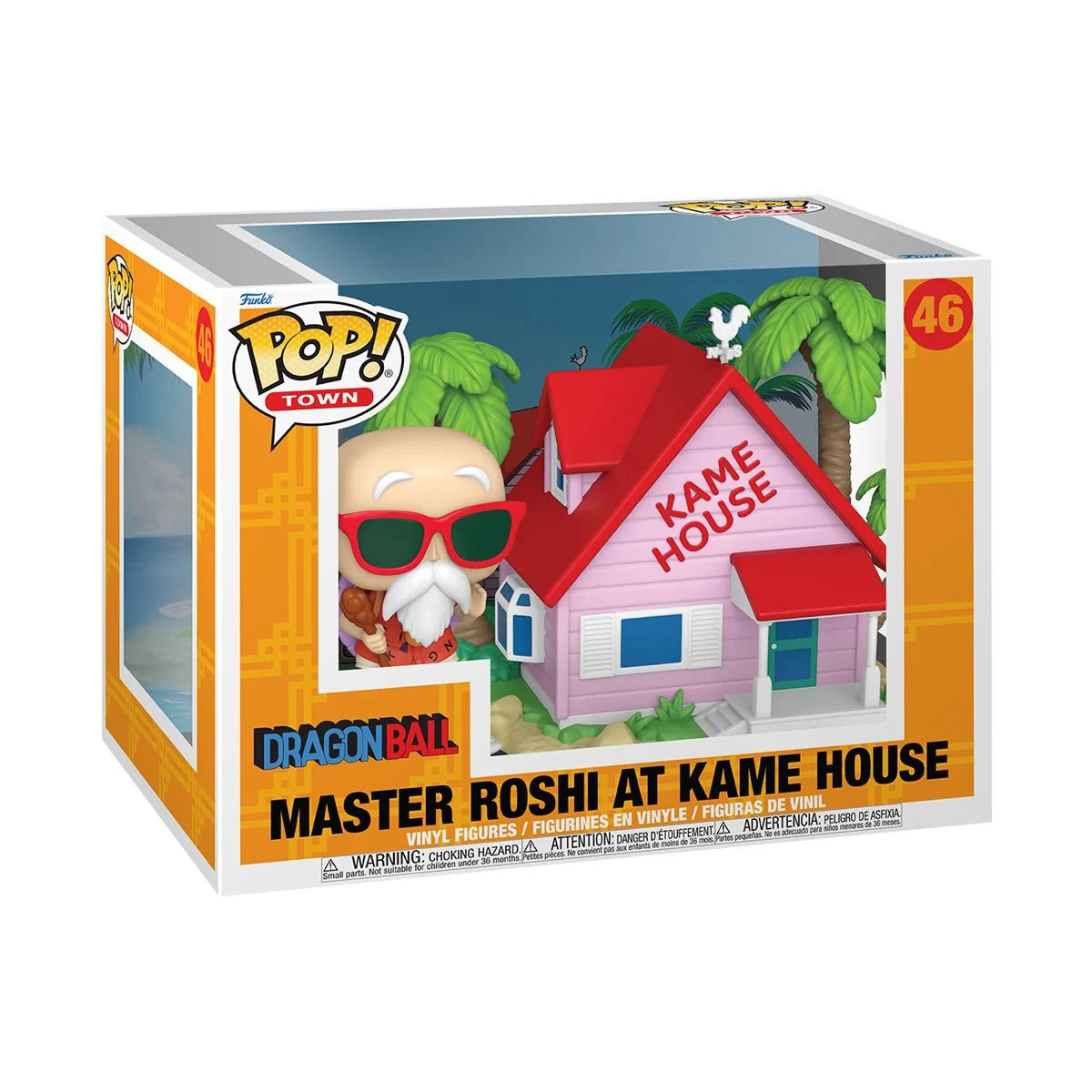 Dragon Ball Master Roshi with Kame House Funko Pop! Town #46