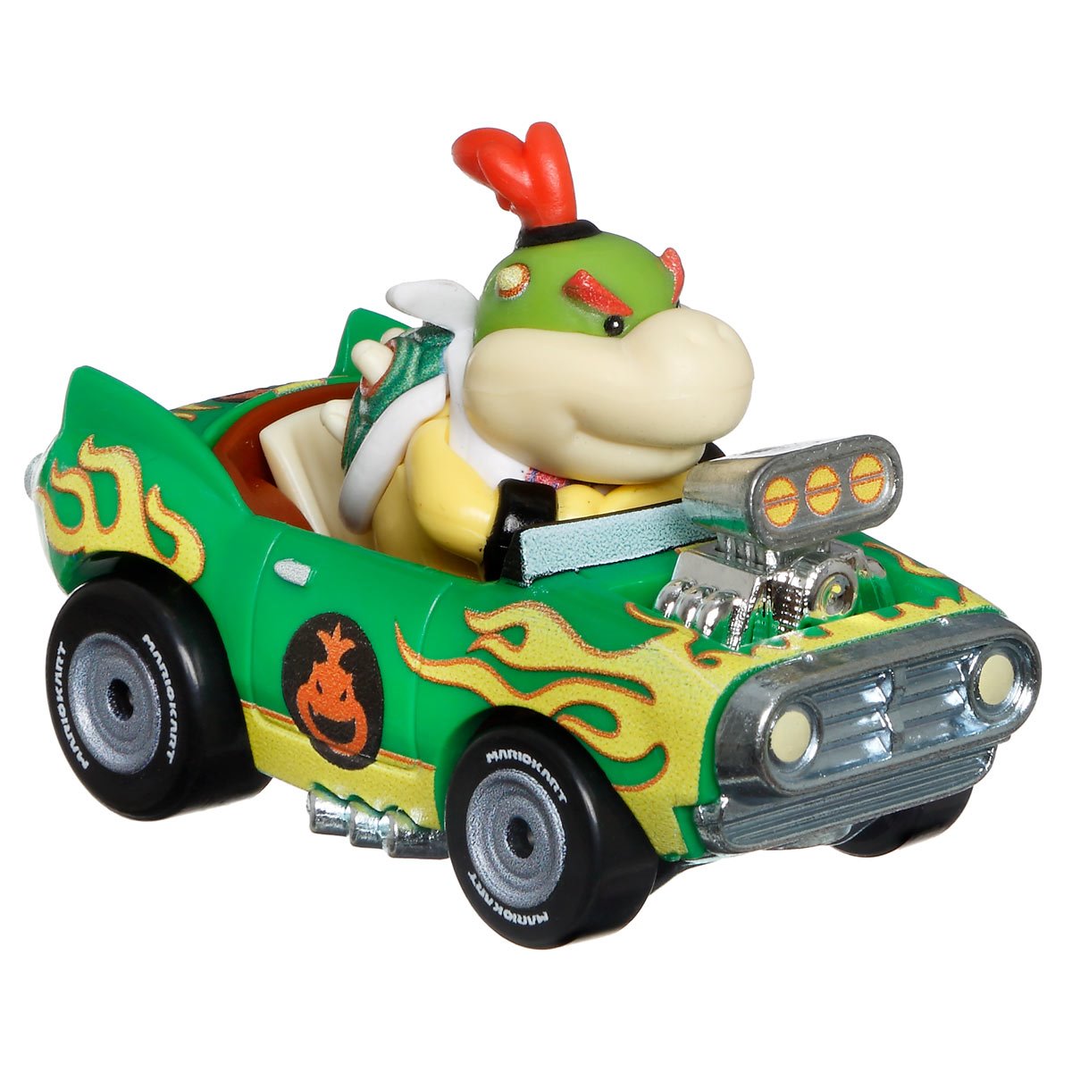 Mario Kart Hot Wheels 2025 Bowser Jr. Flame Flyer New 1:64 Mattel