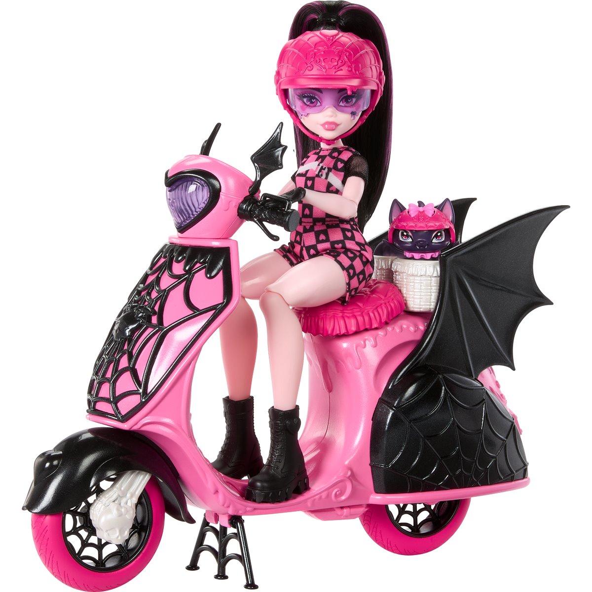 Monster High Draculaura Vamptastic Scooter Doll And Vehicle Playset
