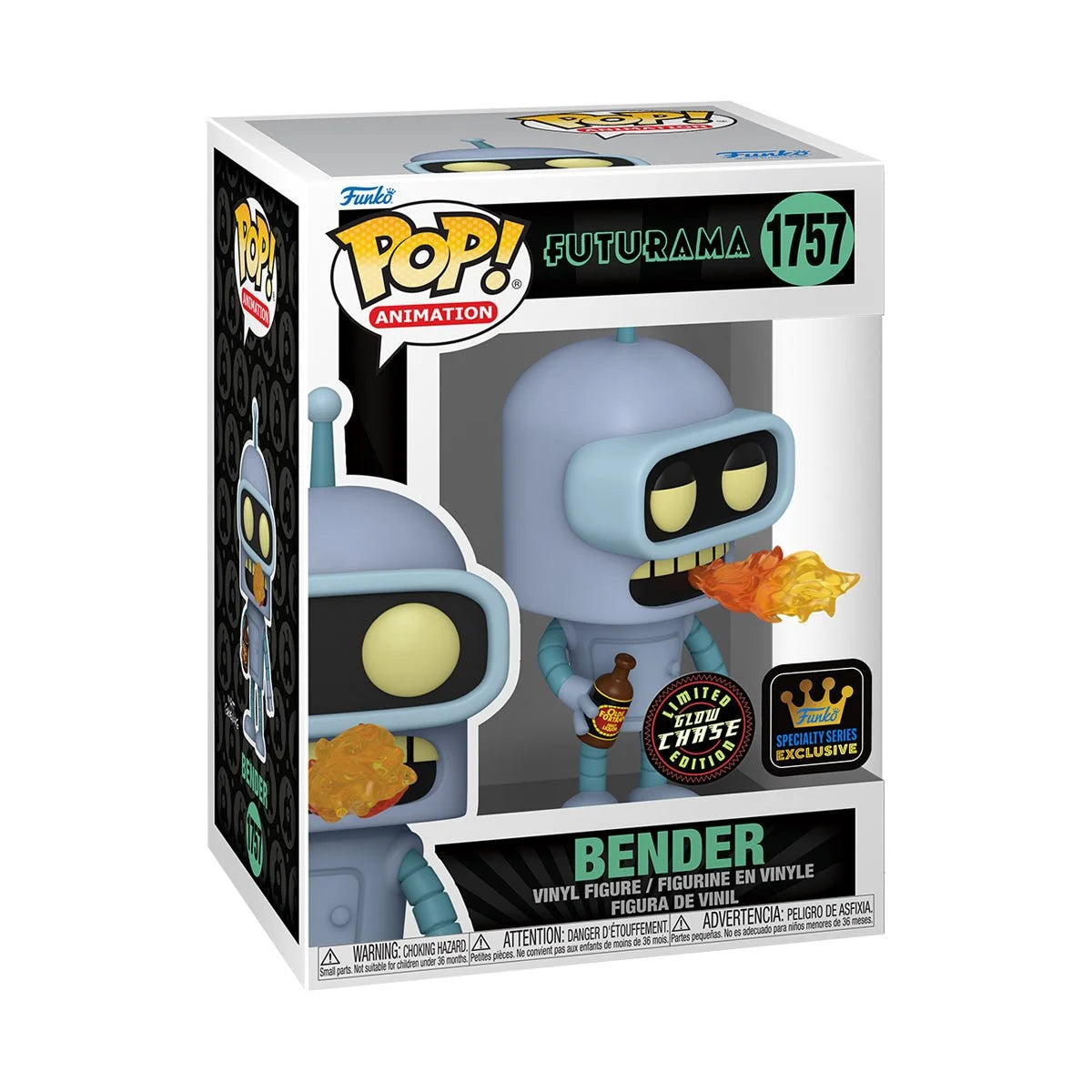 Futurama Bender Funko Pop! Vinyl Figure #1757 - Specialty Series CHASE