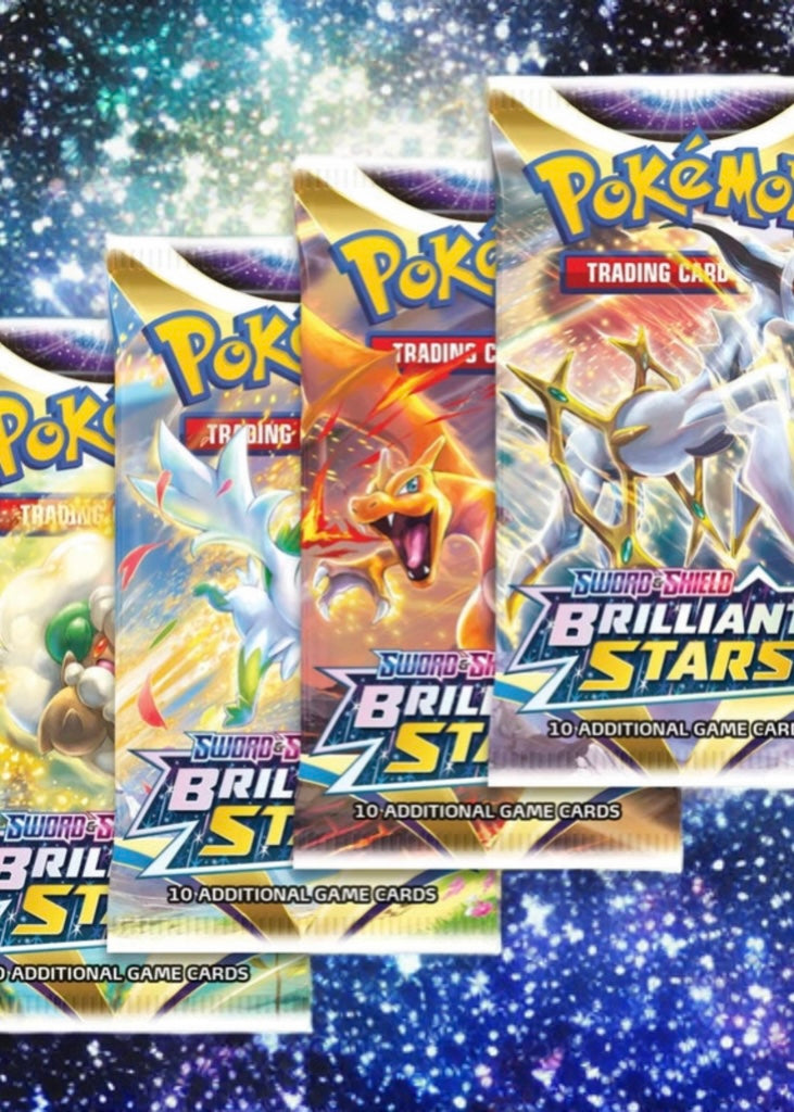 Pokemon 2022 Brilliant Stars SWSH 10 Card Booster Pack 1 X New