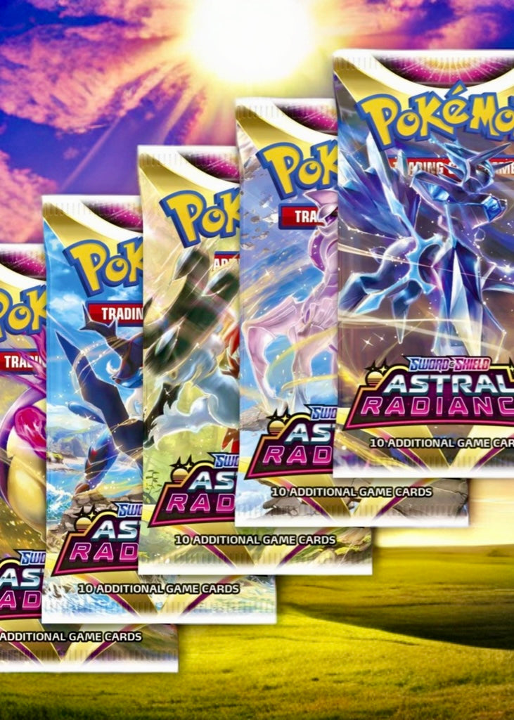 1X Pokemon Astral Radiance Booster Pack RANDOM ART Straw Hat Toys 1X Pokemon Astral Radiance Booster Pack RANDOM ART Straw Hat Toys