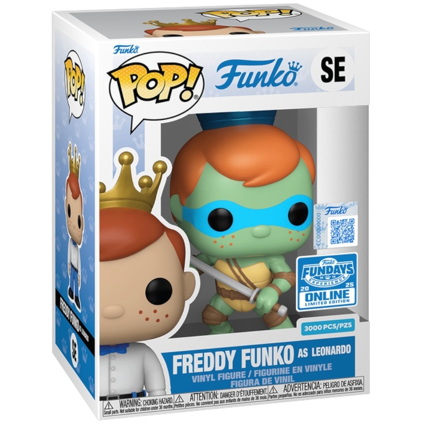 Fundays 2025 Funko Pop! Vinyl: Freddy Funko as Leonardo LE 3000 MIB