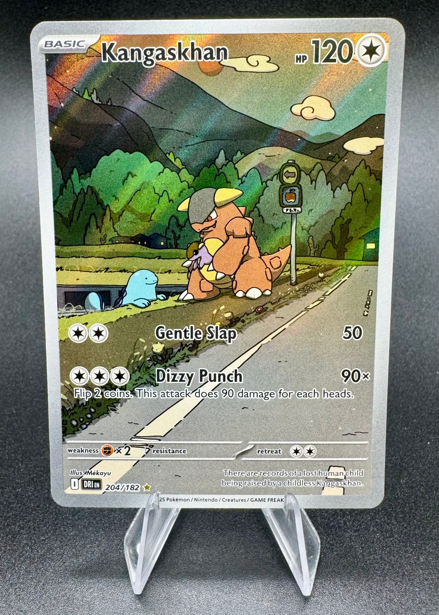 Kangaskhan 204/182 Sv10: Destined Rivals Holo IR Card TCG NM Pokemon