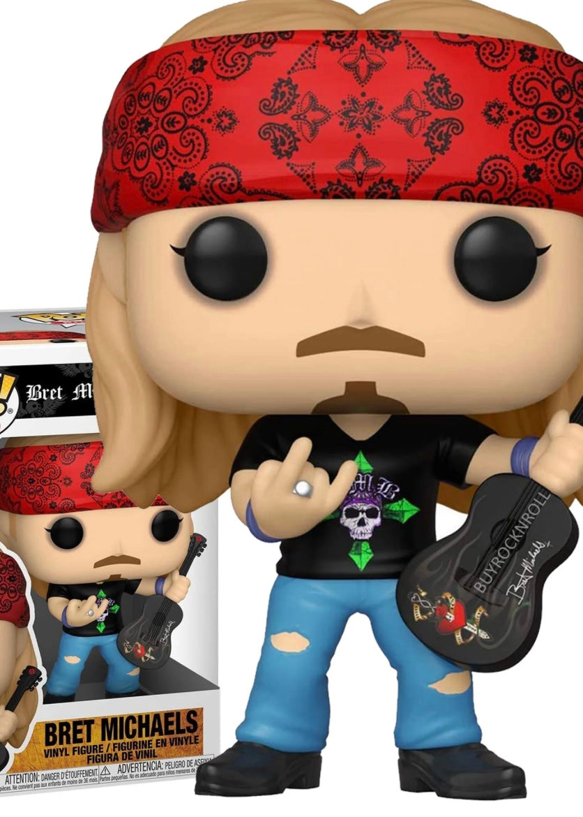 Funko Pop Rocks Poison Bret Michaels #207