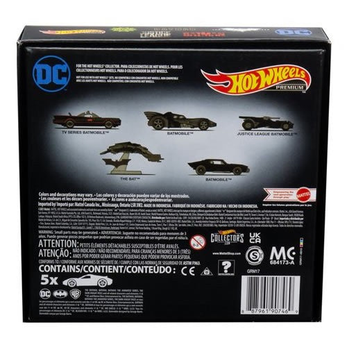 1:64 Scale Diecast - Hot Wheels Premium - DC - Batman 5-Pack Justice