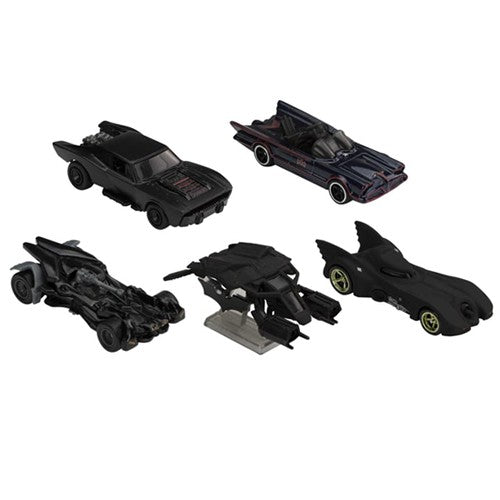 1:64 Scale Diecast - Hot Wheels Premium - DC - Batman 5-Pack Justice