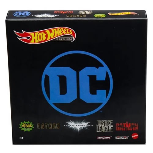 1:64 Scale Diecast - Hot Wheels Premium - DC - Batman 5-Pack Justice
