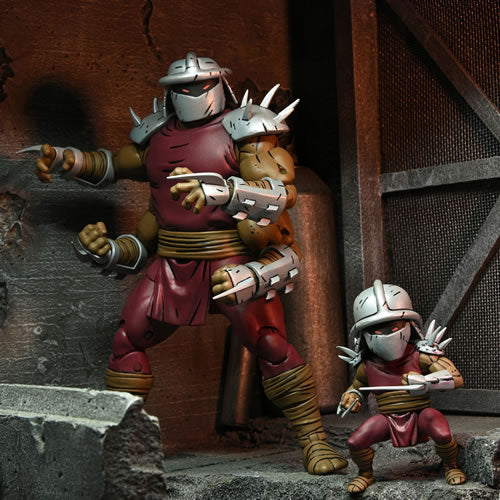 TMNT 7" Scale Figures - Mirage Comics - Ultimate Shredder Clone & Mini Shredder