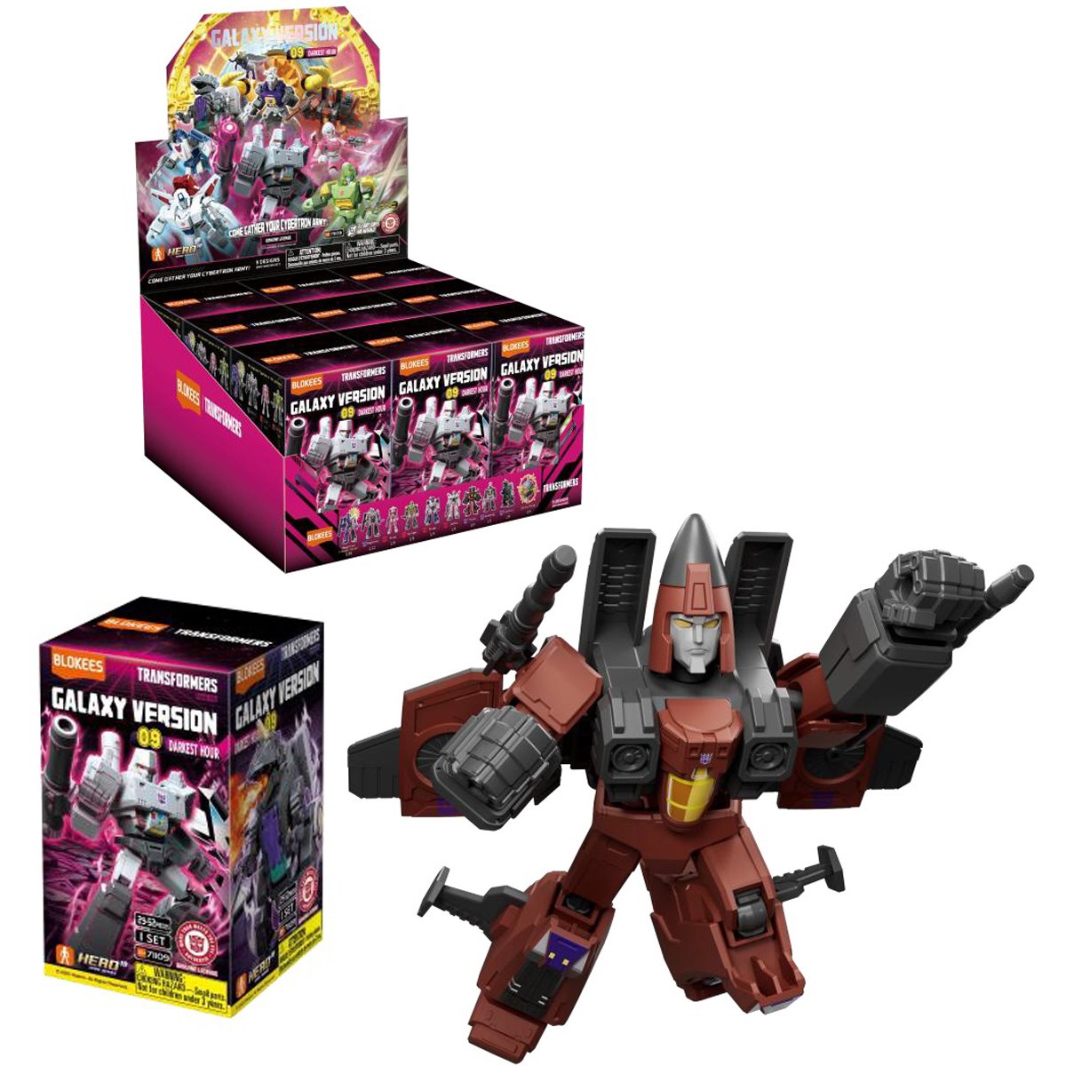 Transformers Galaxy Version 09 Darkest Hour Blokees Mini Model Kit