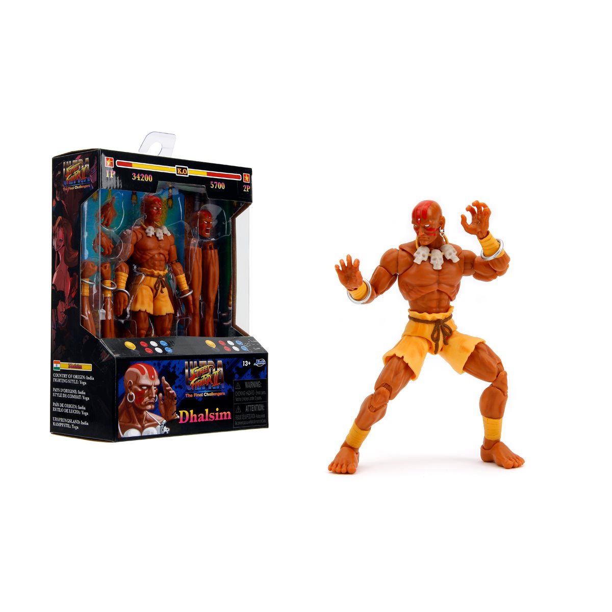 Ultra Street Fighter II Dhalsim 6-Inch Scale Action Figure Jada Toys