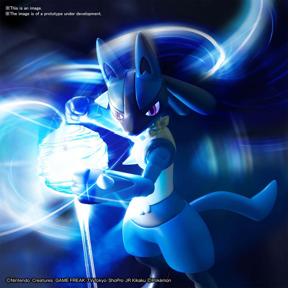 Pokemon Riolu and Lucario Model Kit