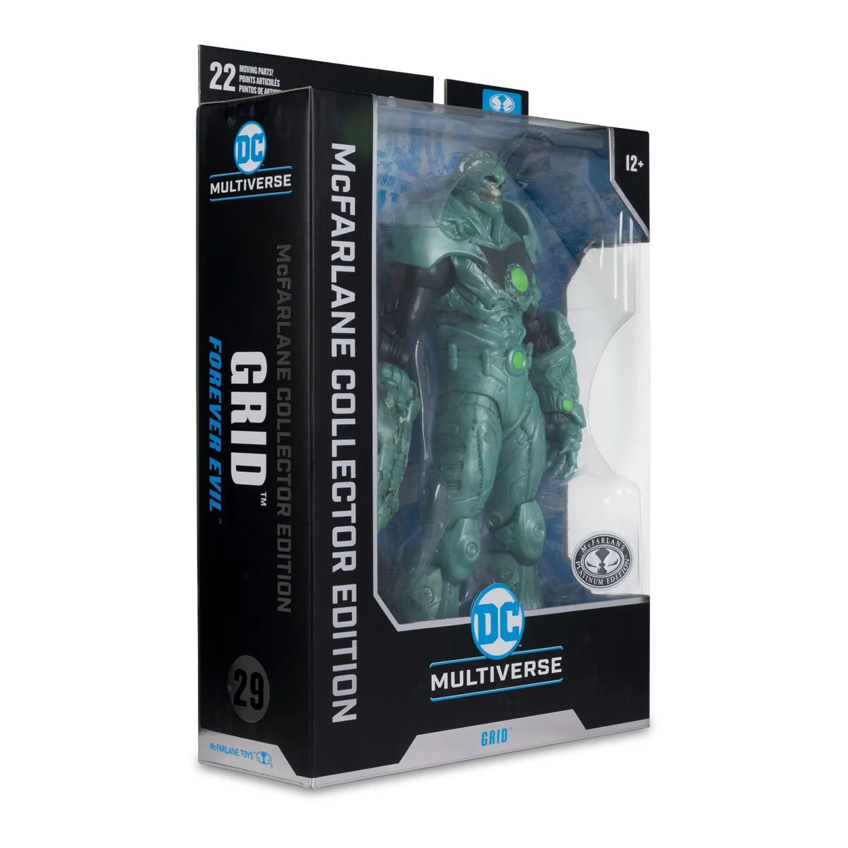 DC McFarlane Collector Edition Wave 8 Grid Forever Evil 7-Inch Platinum Chase