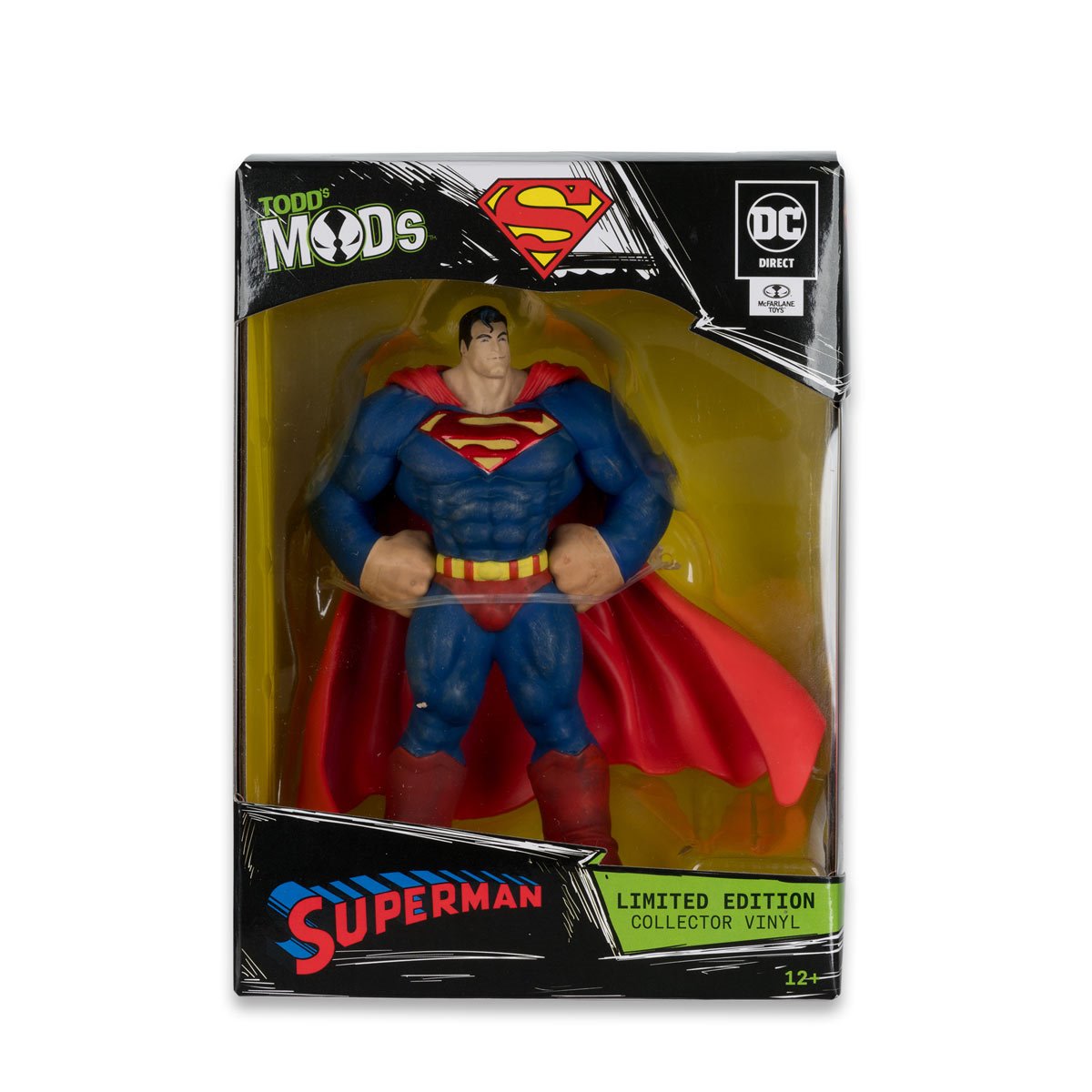 DC Direct Collector Vinyl Superman Todd's Mods Limited Edition 4 1/2-Inch Scale Posed Figure