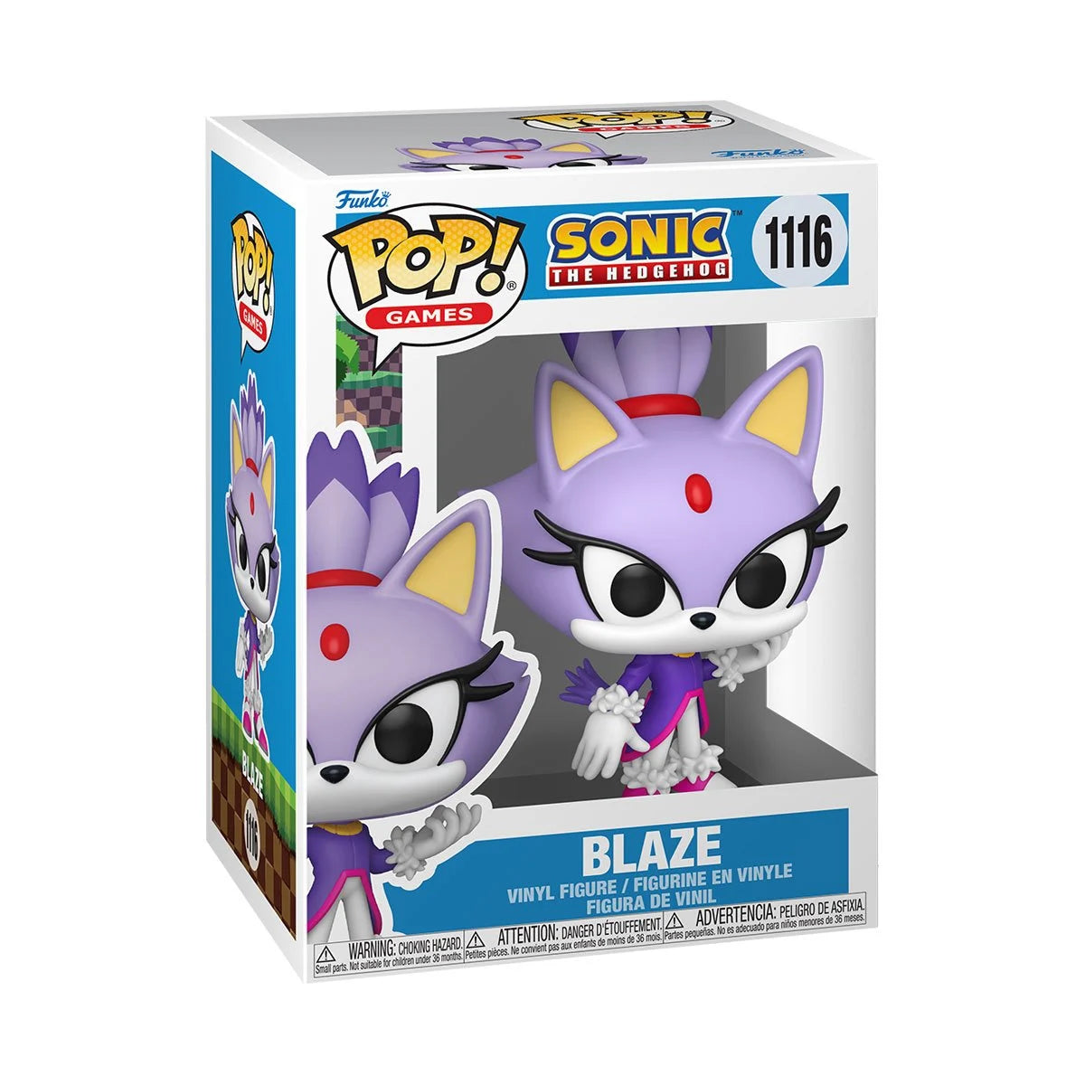 Sonic the Hedgehog Blaze the Cat Funko Pop! Vinyl Figure #1116