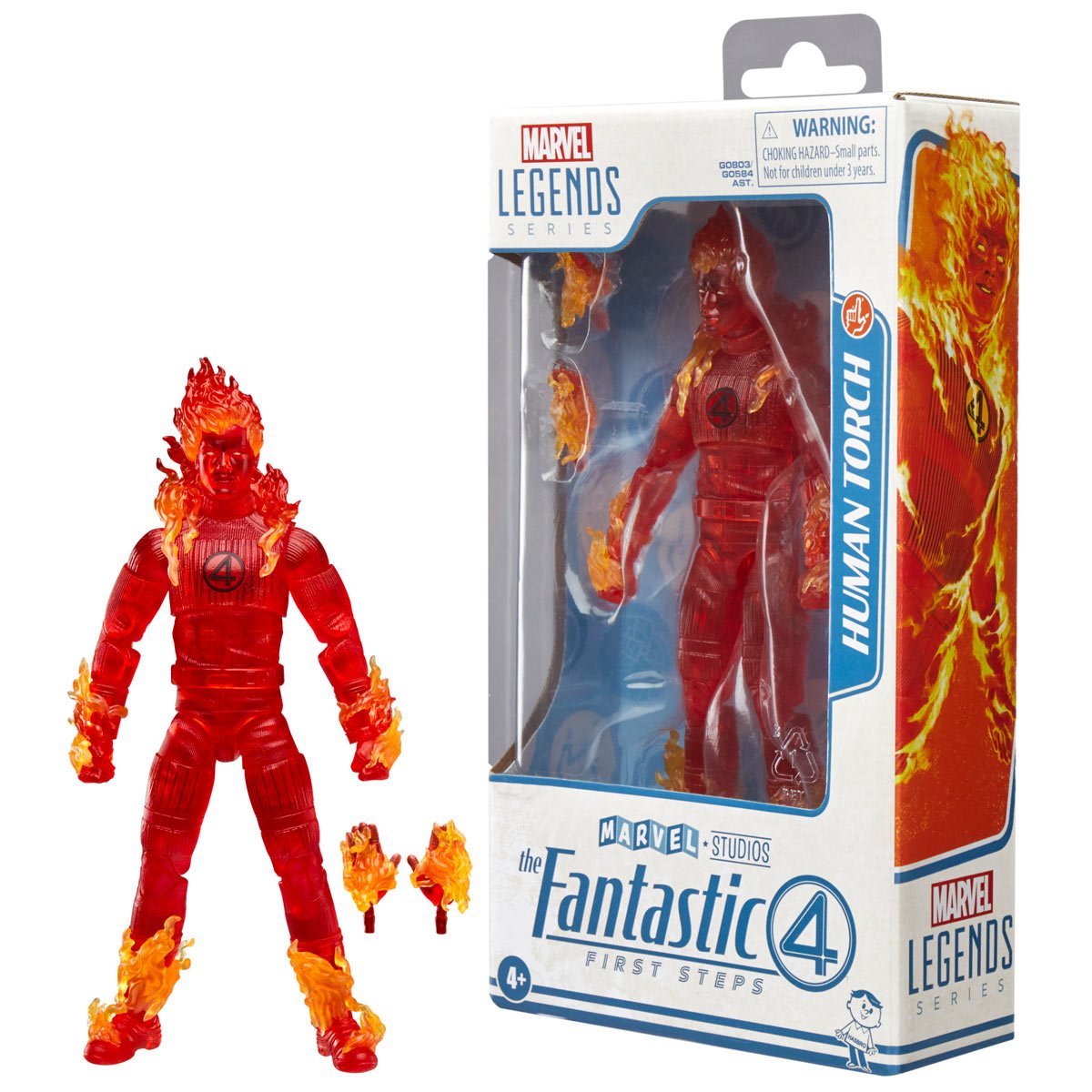 The Fantastic Four: First Steps Marvel Legends Series Human Torch