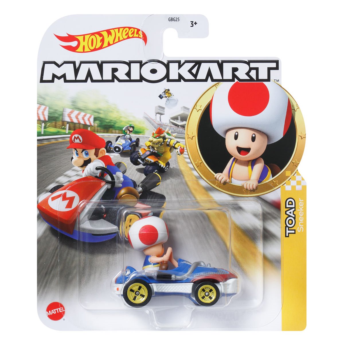 Mario Kart Hot Wheels 2025 Toad Sneaker New 1:64 Mattel