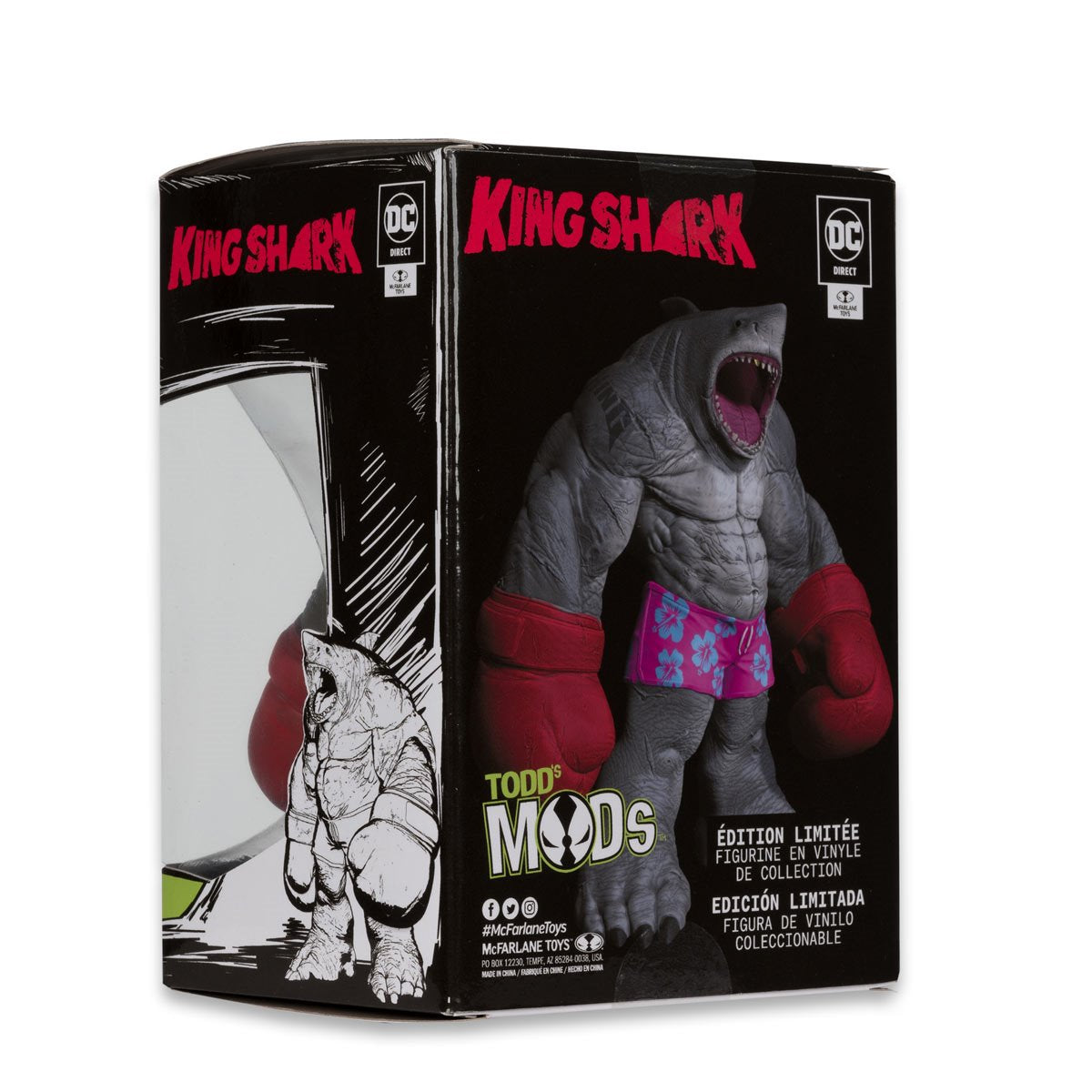 DC Direct Collector Vinyl King Shark Todd's Mods Limited Edition 4 1/2-Inch Scale Posed Figure