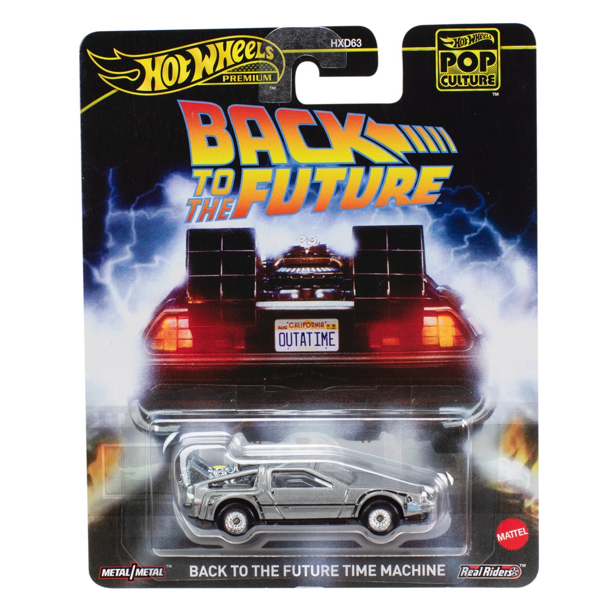 Hot Wheels Pop Culture 2025 Back to the Future DeLorean DMC12