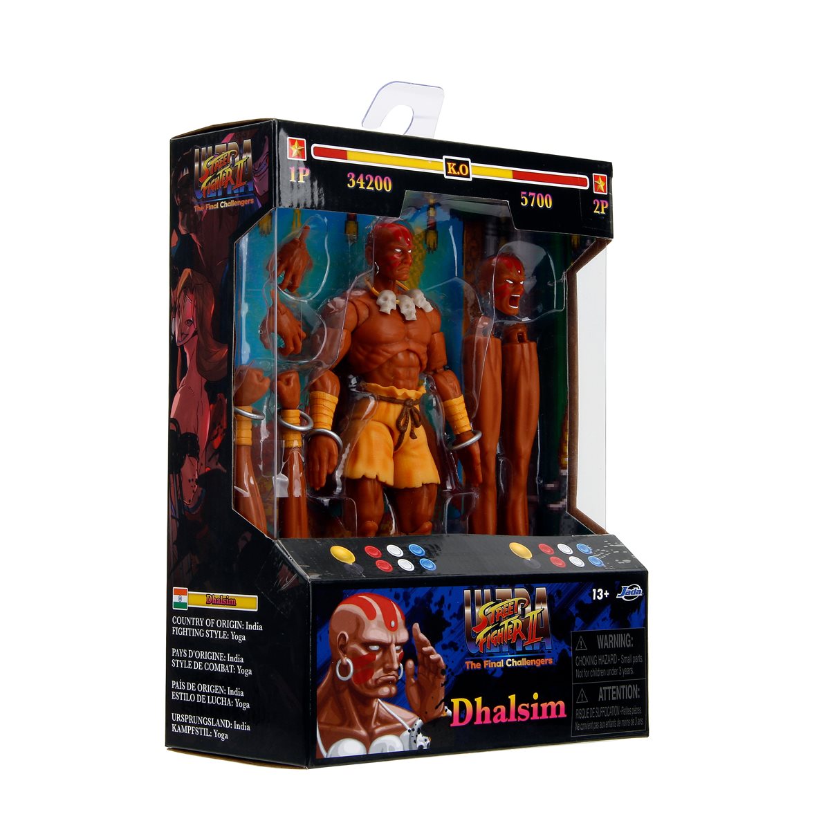 Ultra Street Fighter II Dhalsim 6-Inch Scale Action Figure Jada Toys