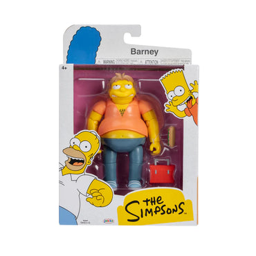 The Simpson's 5in Figures Barney Gumble w/ sub & Lunch Box