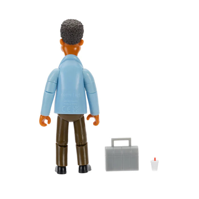 The Simpson's 5in Figures Carl Carlson w/ Coffee Cup and Lunch Box
