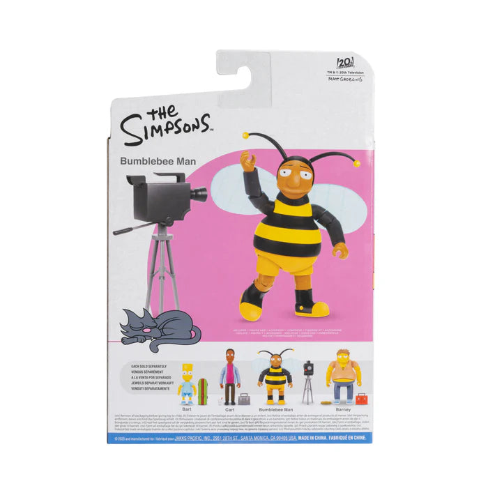 The Simpson's 5in Figures Bumblebee Man w/ Video Camera