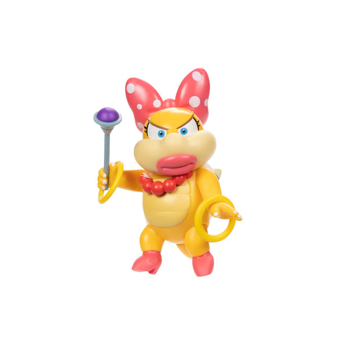 Wendy Koopa with Wand Super Mario Brothers 4 inch figure New