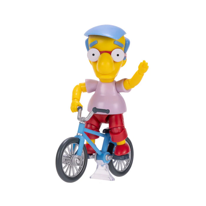 The Simpson's 5in Figures Milhouse w/ Bicycle